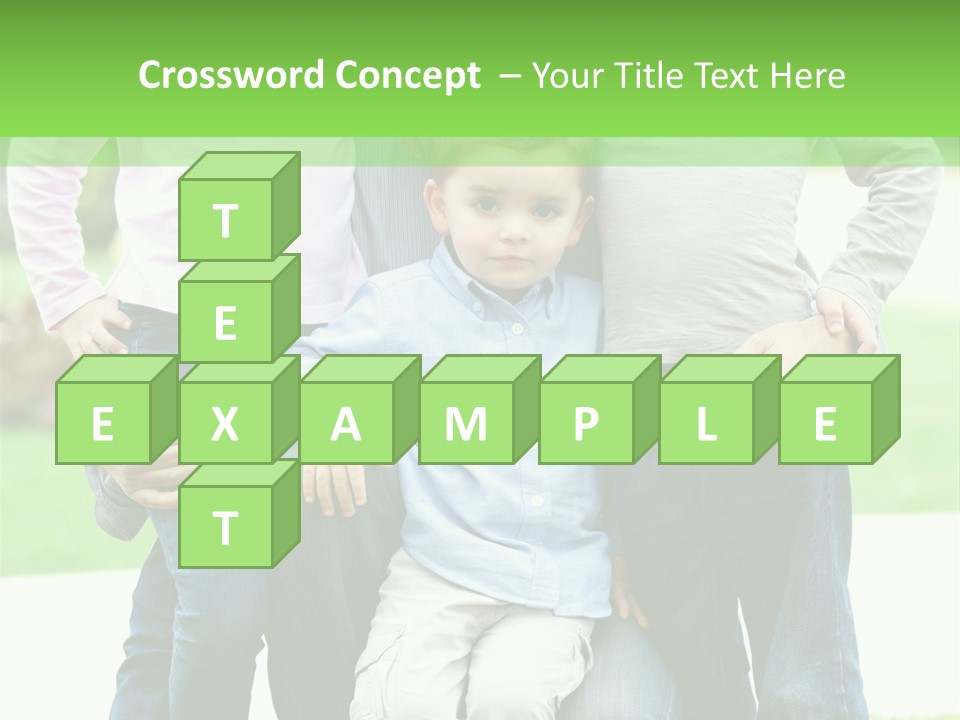 Happiness Sons Outside PowerPoint Template