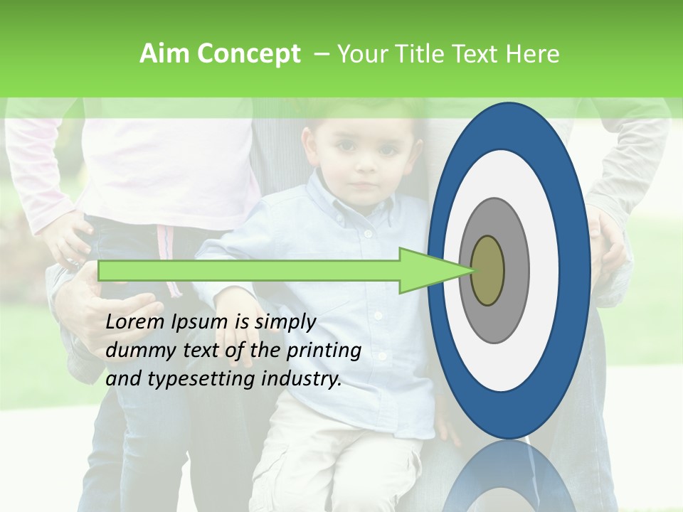 Happiness Sons Outside PowerPoint Template