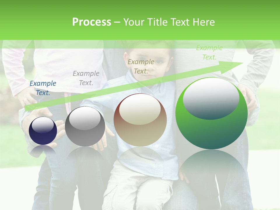 Happiness Sons Outside PowerPoint Template