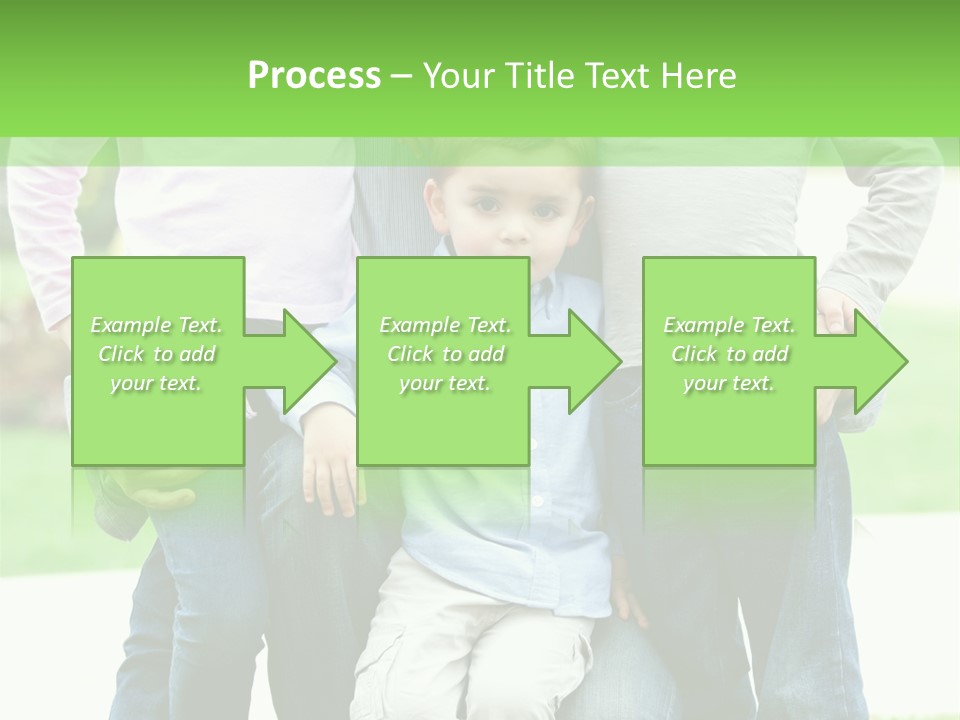 Happiness Sons Outside PowerPoint Template