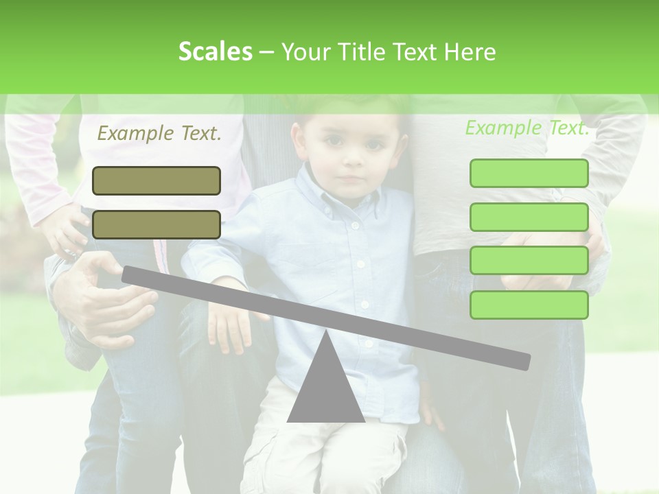 Happiness Sons Outside PowerPoint Template