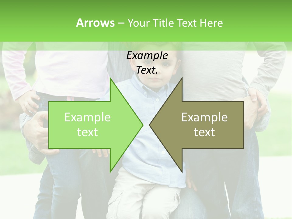 Happiness Sons Outside PowerPoint Template