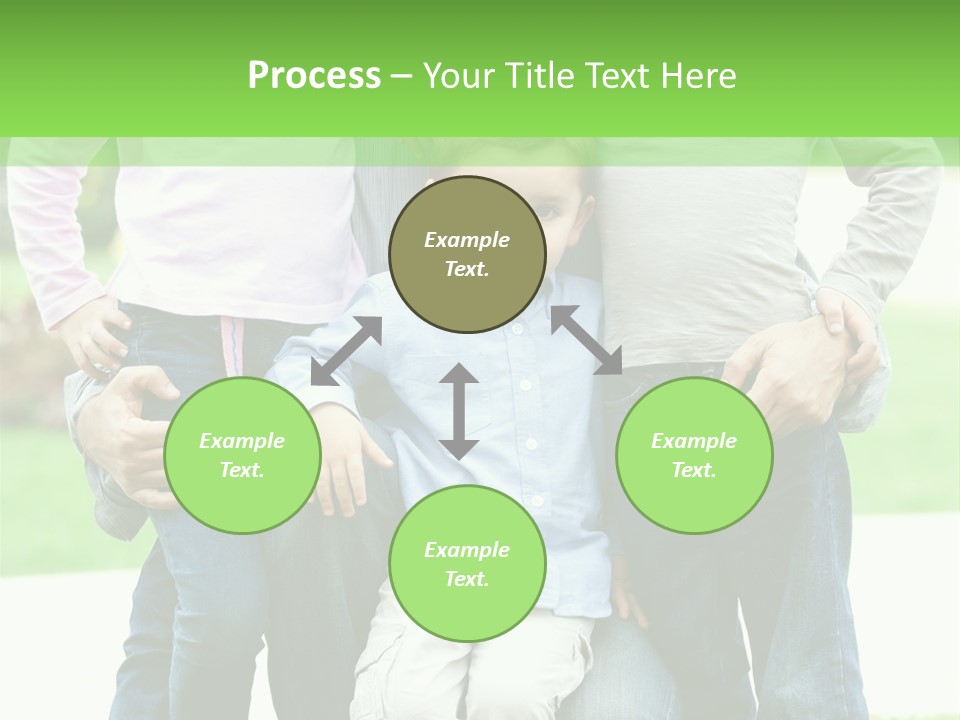 Happiness Sons Outside PowerPoint Template