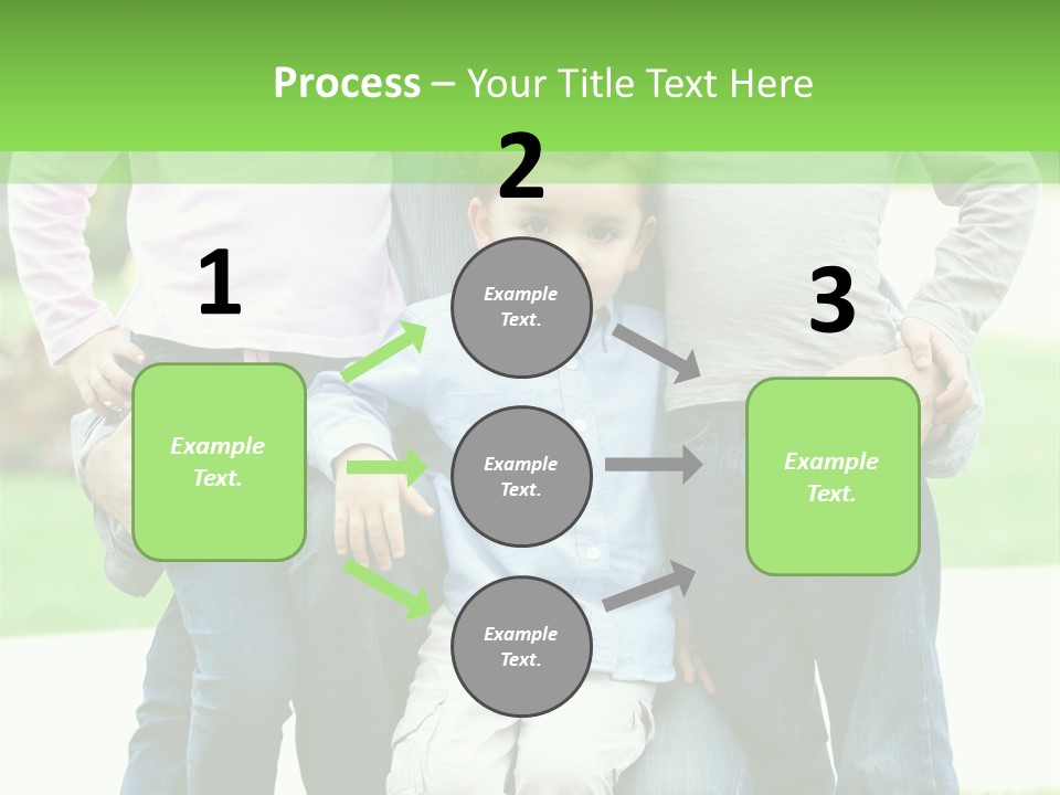 Happiness Sons Outside PowerPoint Template