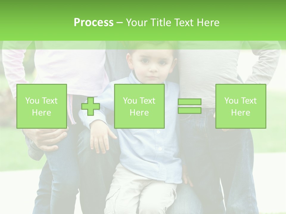 Happiness Sons Outside PowerPoint Template