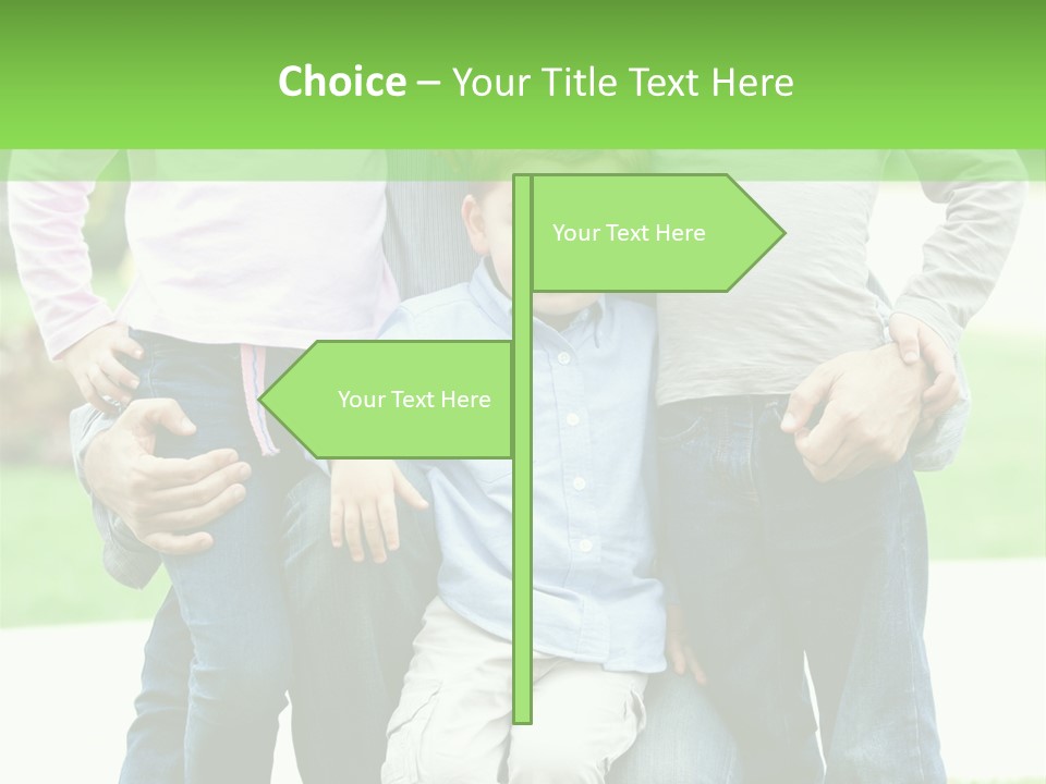 Happiness Sons Outside PowerPoint Template