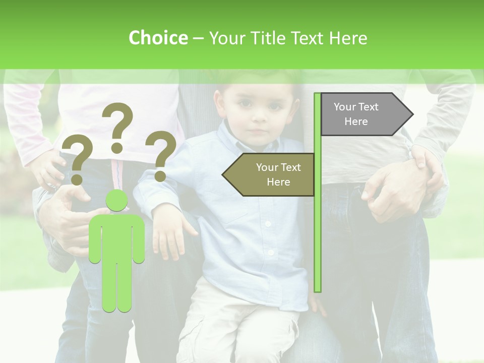 Happiness Sons Outside PowerPoint Template
