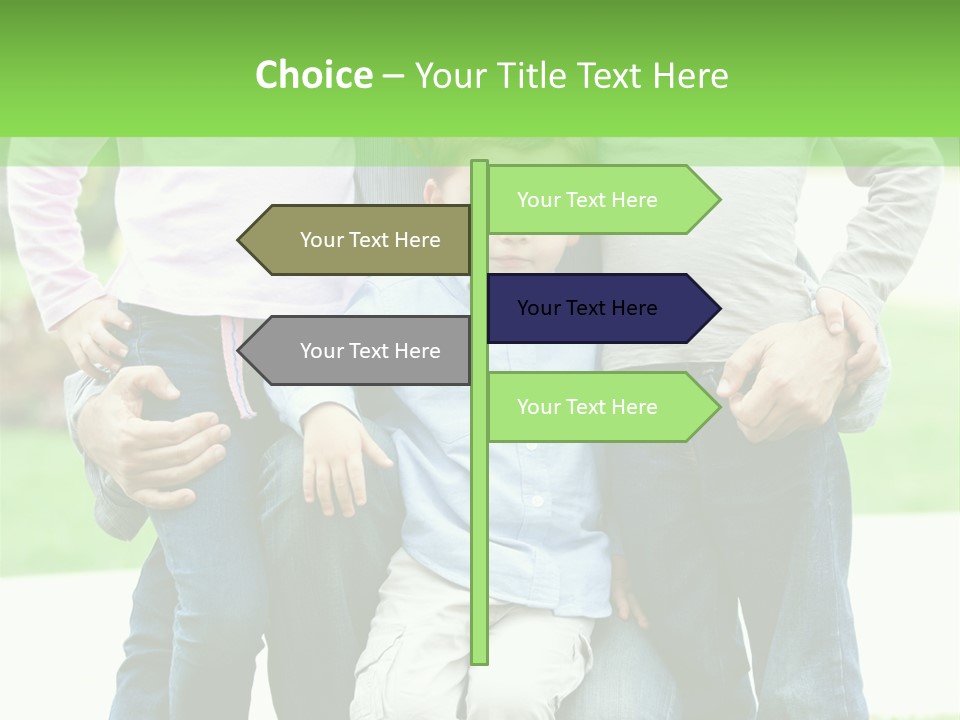 Happiness Sons Outside PowerPoint Template
