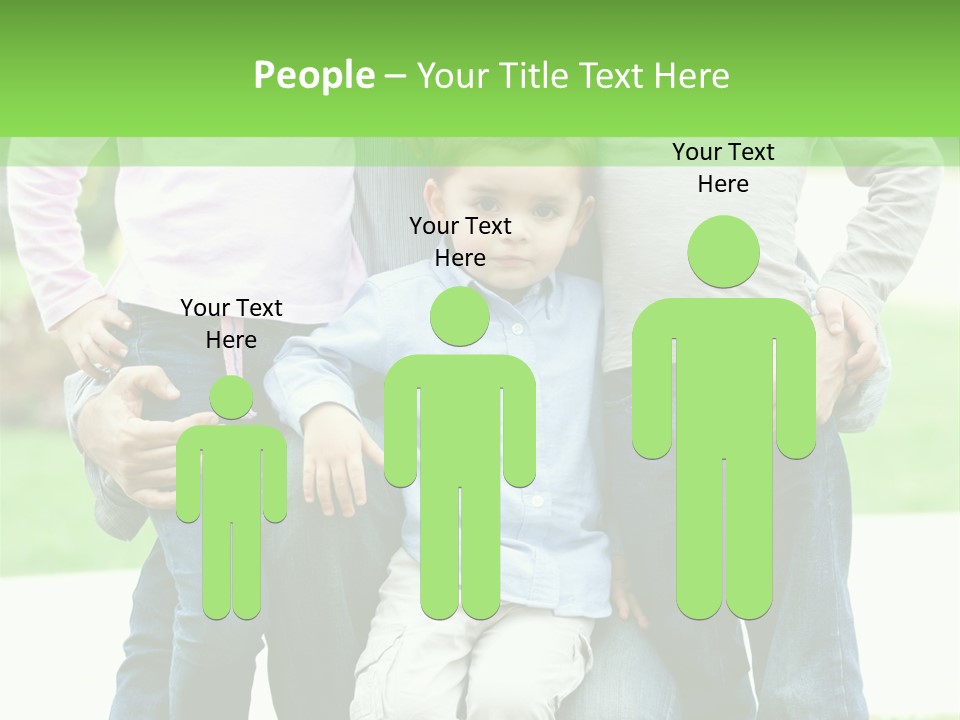 Happiness Sons Outside PowerPoint Template