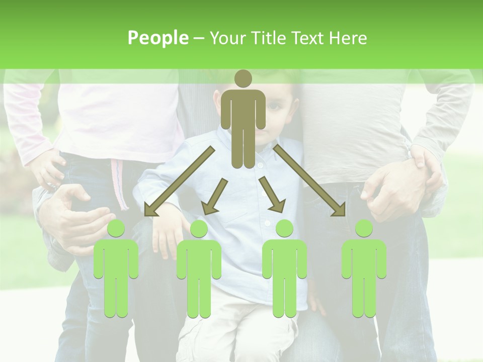 Happiness Sons Outside PowerPoint Template