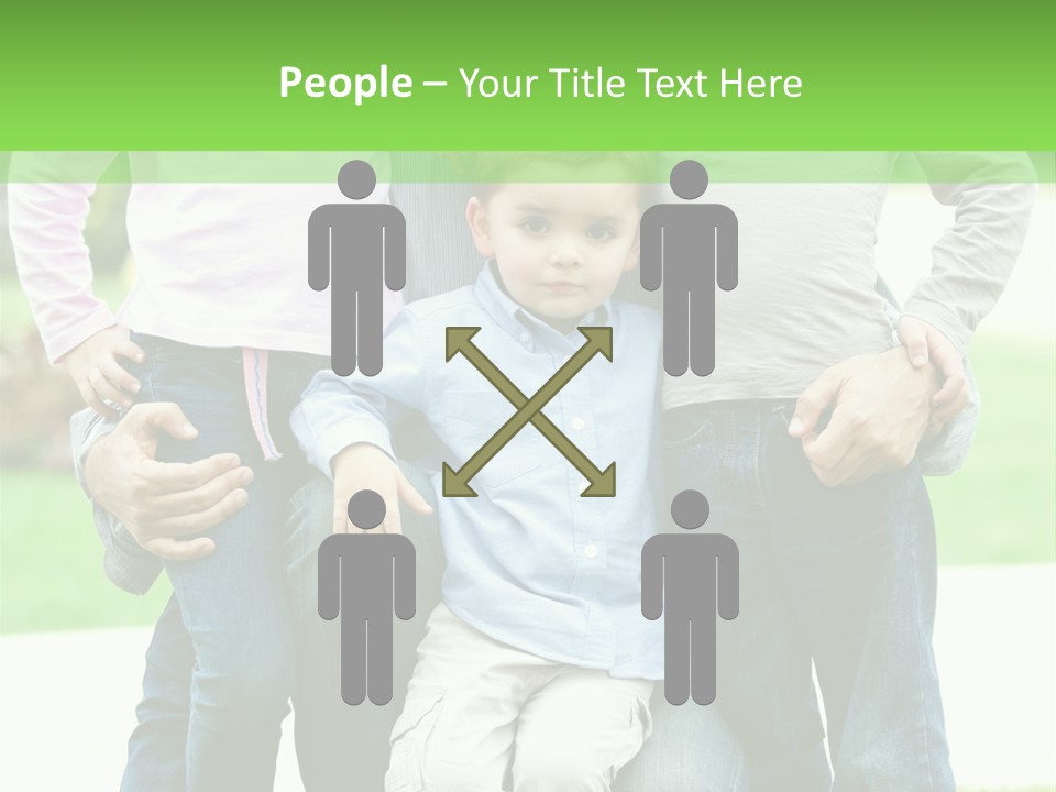 Happiness Sons Outside PowerPoint Template