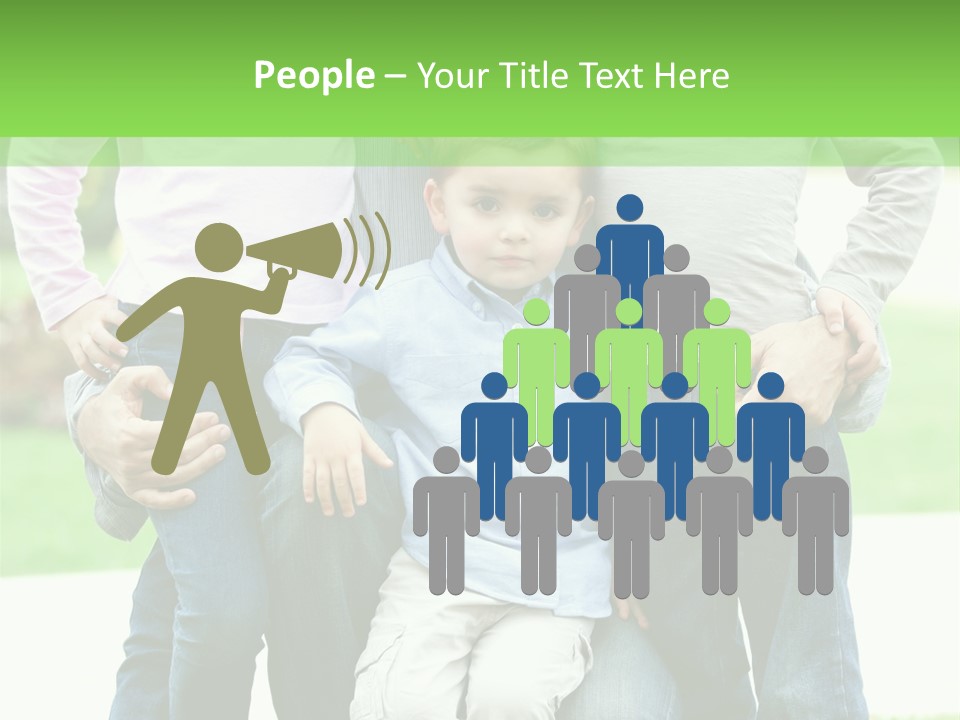 Happiness Sons Outside PowerPoint Template