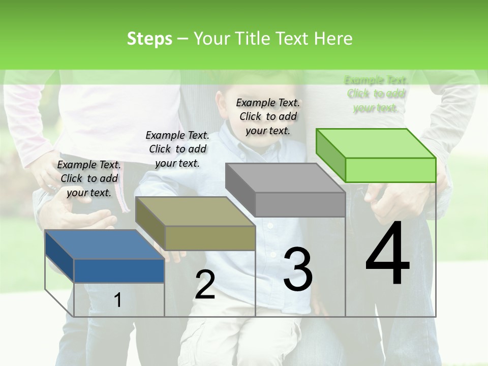 Happiness Sons Outside PowerPoint Template