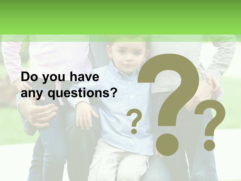 Happiness Sons Outside PowerPoint Template