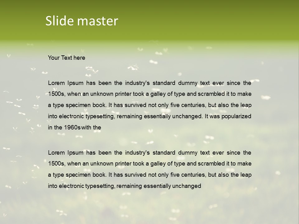 Cloud Animal Environment PowerPoint Template