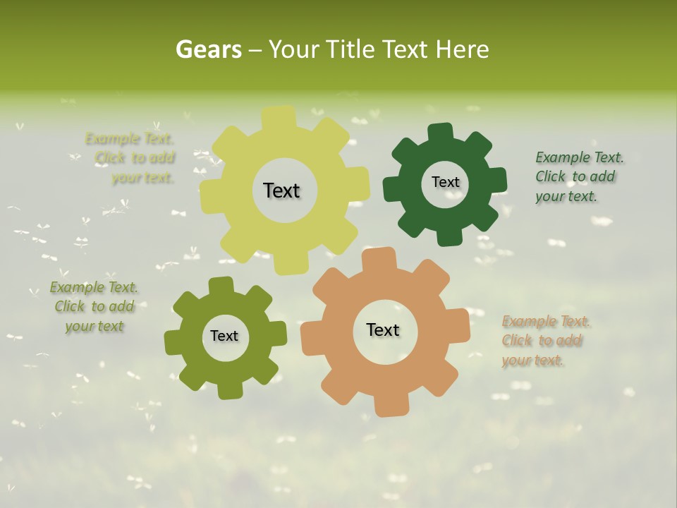 Cloud Animal Environment PowerPoint Template