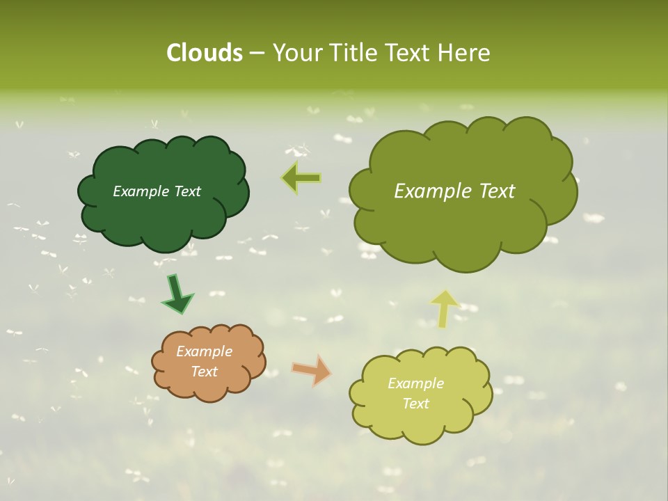 Cloud Animal Environment PowerPoint Template
