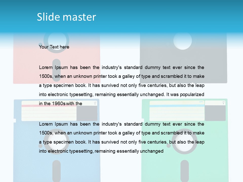 Empty Label Vintage PowerPoint Template