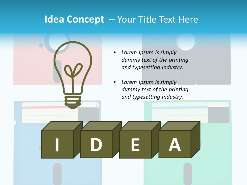 Empty Label Vintage PowerPoint Template
