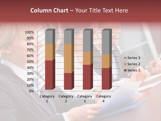 A Group Of Business People Sitting At A Table PowerPoint Template