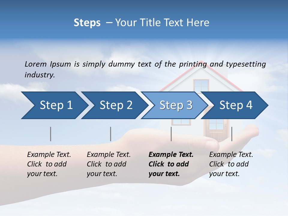 Sky Loan Home PowerPoint Template
