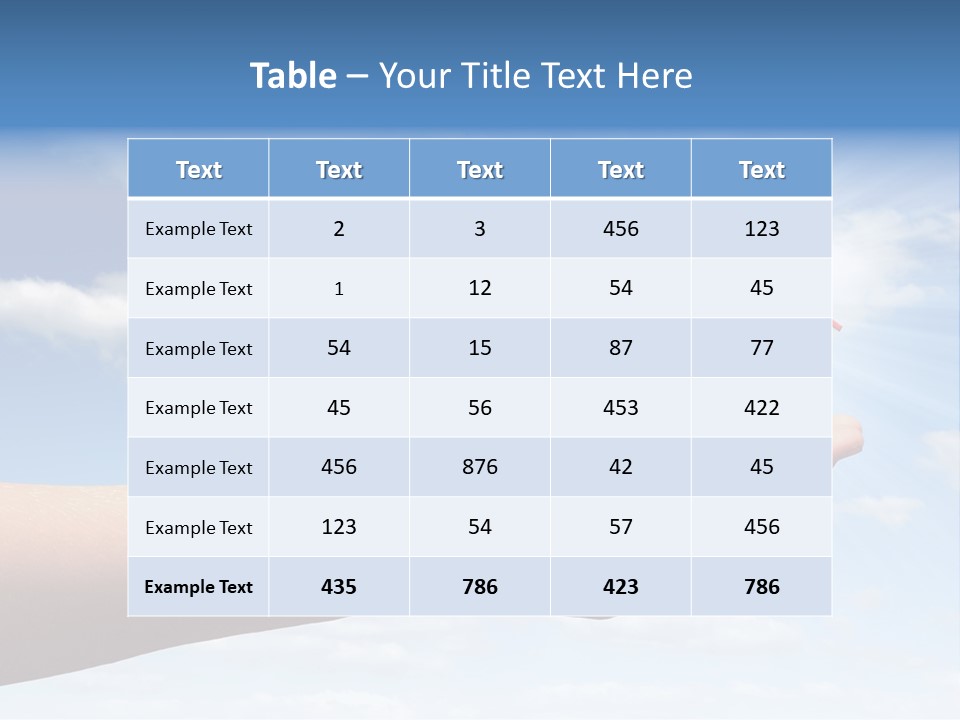 Sky Loan Home PowerPoint Template