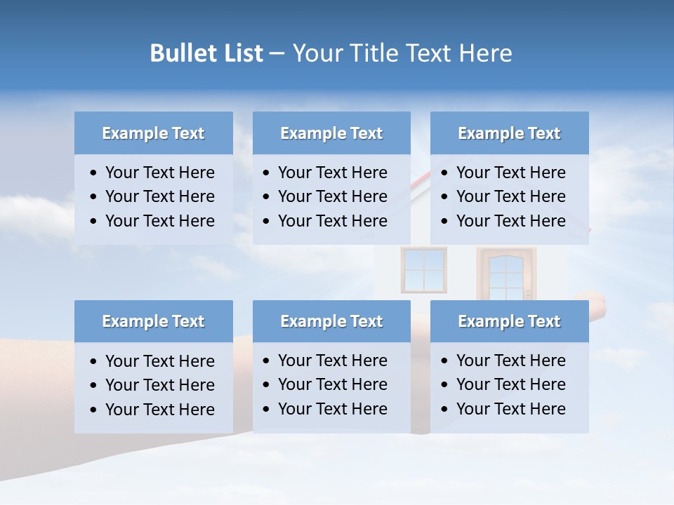 Sky Loan Home PowerPoint Template