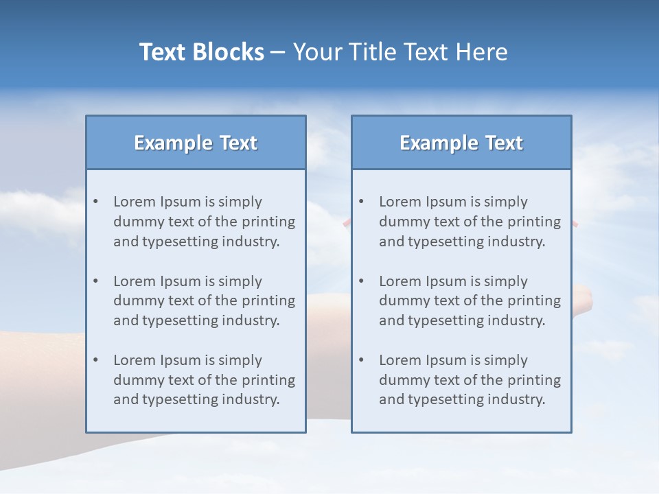 Sky Loan Home PowerPoint Template