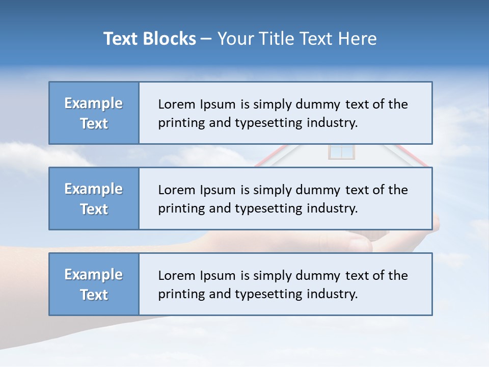 Sky Loan Home PowerPoint Template