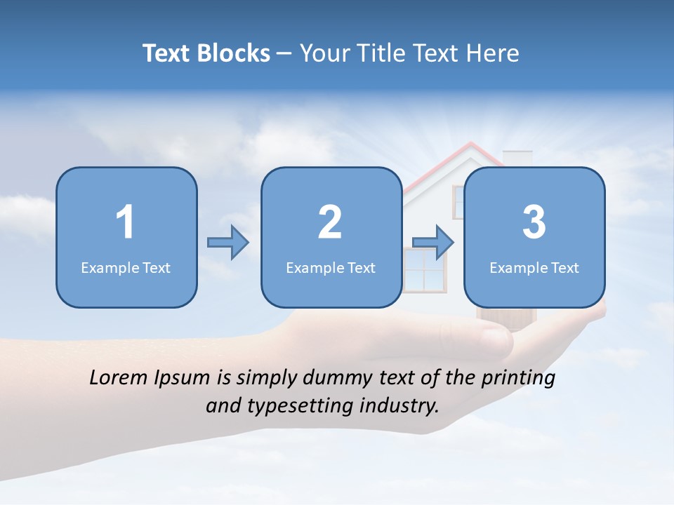 Sky Loan Home PowerPoint Template