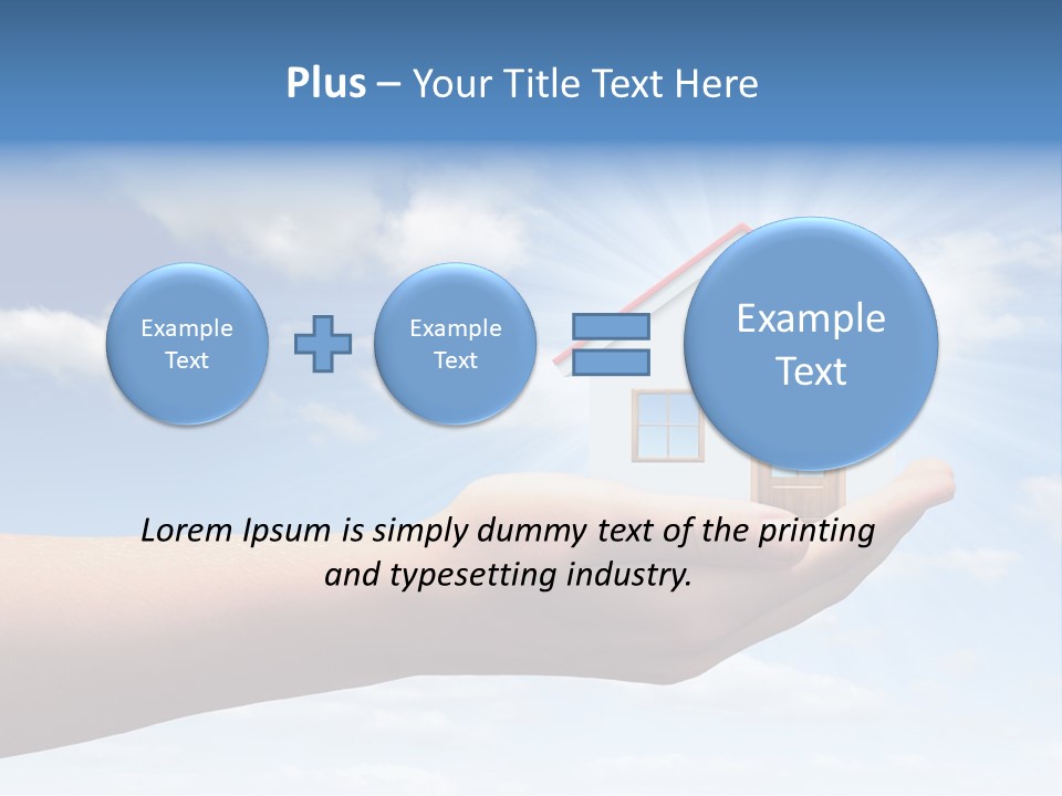 Sky Loan Home PowerPoint Template