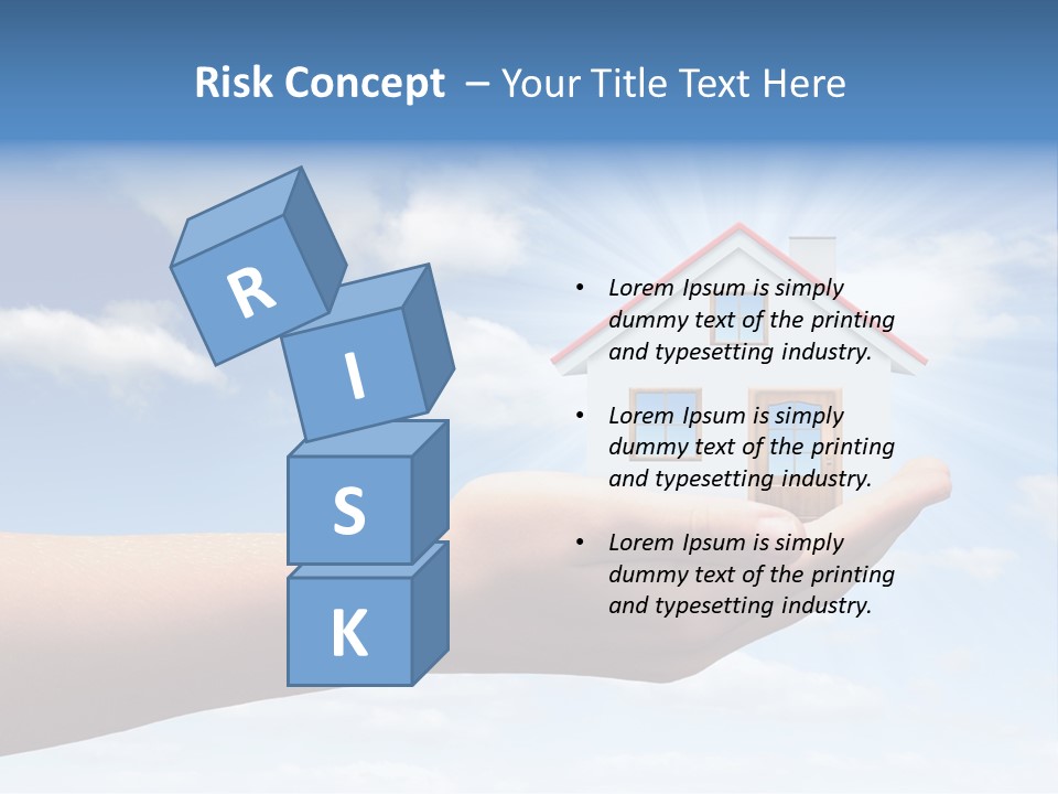 Sky Loan Home PowerPoint Template