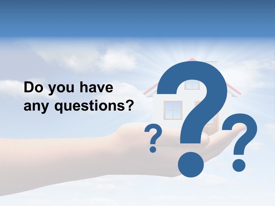 Sky Loan Home PowerPoint Template