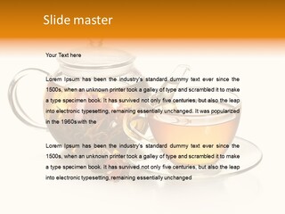 Oolong Serving Blooming PowerPoint Template