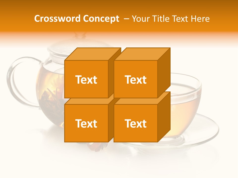 Oolong Serving Blooming PowerPoint Template