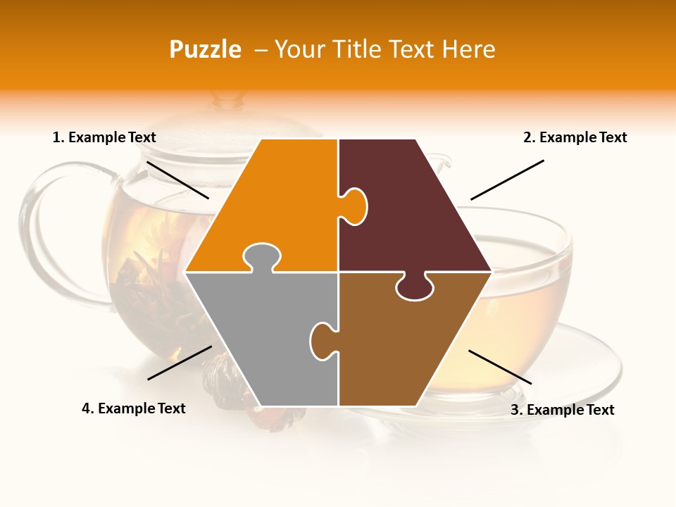 Oolong Serving Blooming PowerPoint Template