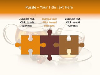 Oolong Serving Blooming PowerPoint Template