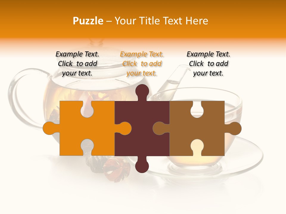 Oolong Serving Blooming PowerPoint Template