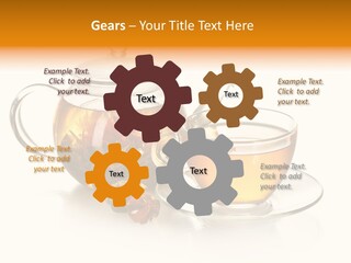 Oolong Serving Blooming PowerPoint Template