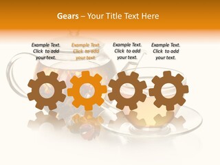 Oolong Serving Blooming PowerPoint Template