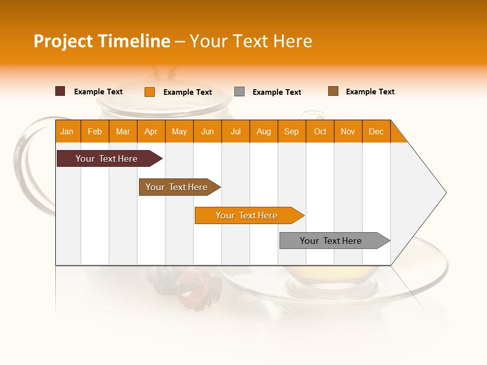 Oolong Serving Blooming PowerPoint Template