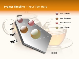 Oolong Serving Blooming PowerPoint Template