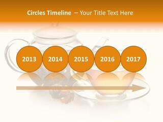 Oolong Serving Blooming PowerPoint Template