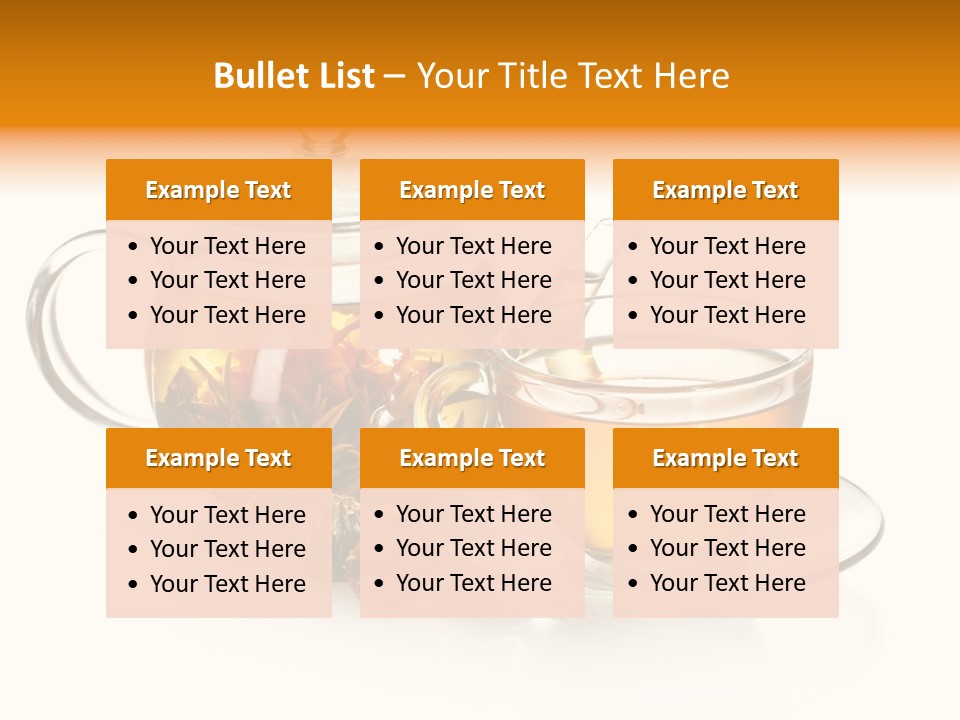 Oolong Serving Blooming PowerPoint Template