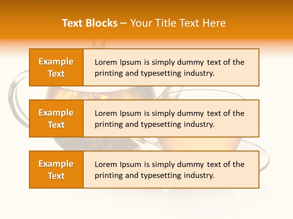 Oolong Serving Blooming PowerPoint Template