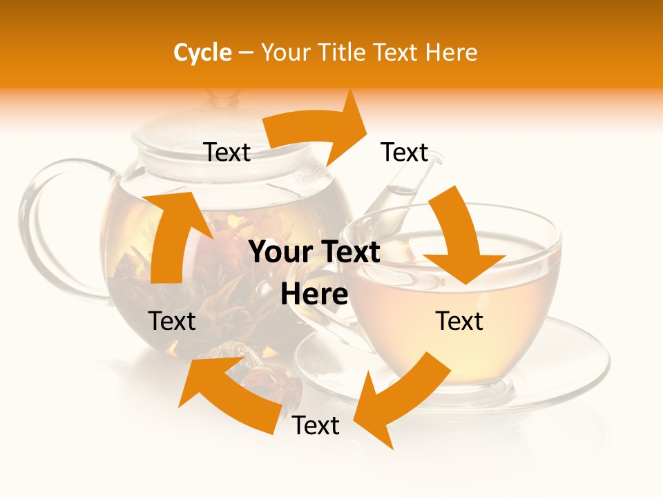 Oolong Serving Blooming PowerPoint Template