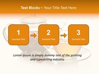 Oolong Serving Blooming PowerPoint Template