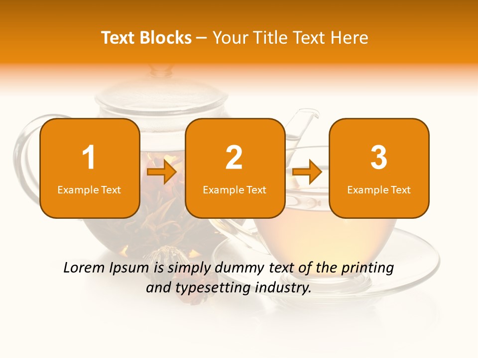 Oolong Serving Blooming PowerPoint Template