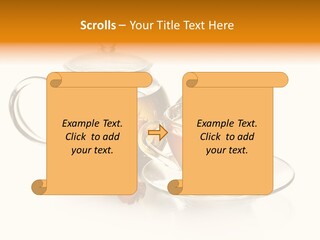 Oolong Serving Blooming PowerPoint Template