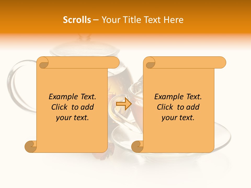 Oolong Serving Blooming PowerPoint Template